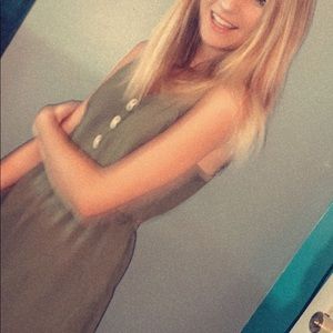 RUE 21, green romper, XS